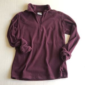 Columbia plum 1/4 zip